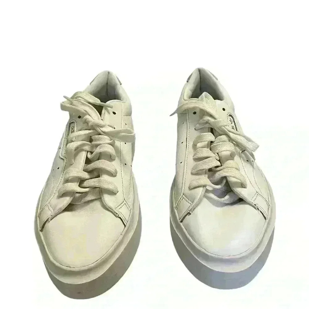 Adidas Super Sleek White Platform Sneakers Women’s Size 7.5
